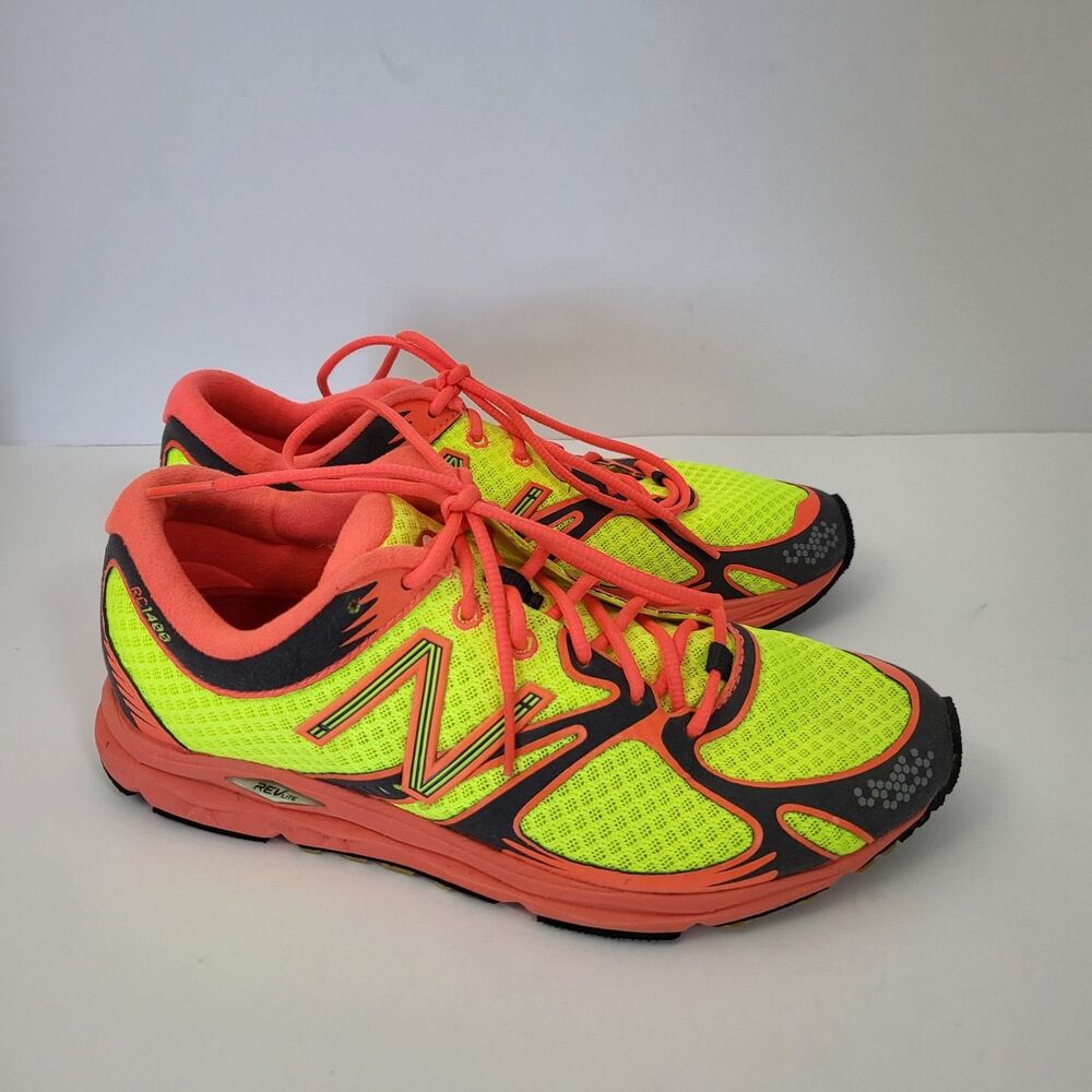 NEW BALANCE Sneakers Womens 6 Running Shoes Yellow Orange Neon WR1400DY